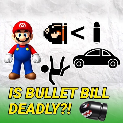 5.6K views · 30 reactions | Game Theory: How Deadly is Super Mario's Bullet Bill? | Gamology - The Best of Gaming | Facebook