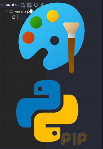 Aprende a como crear un paint con python #software #programming #python