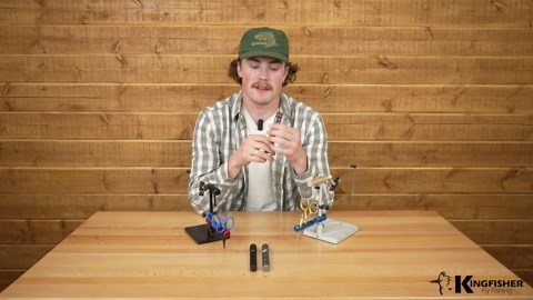 Kingfisher Fly Fishing Stem Mounted Fly Tying Vise Tool Holder