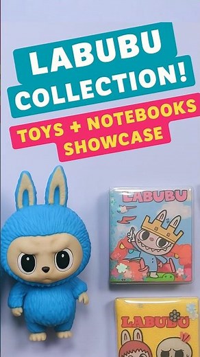 Labubu Full Collection Unboxing ✨ | Aesthetic Mini Figures & Cozy Notebook Reveal