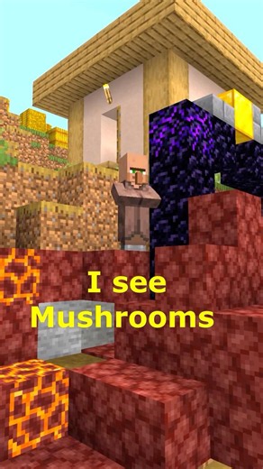Minecraft - Spawn Village + Ruined Portal + Mushroom Island - Java 26.1 #minecraft #minecraftjava