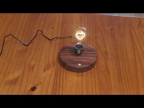 Unboxing: Magnetic levitation floating light-bulb lamp $69
