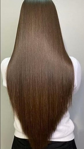 deep v shape hair cutting tutorial