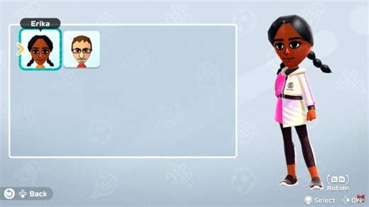 Are there Miis in Nintendo Switch Sports?