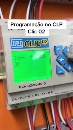 Programação na Interface Homem Máquina do CLP Clic 02