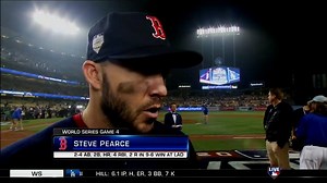 Heidi Watney caught up with Game Four hero Steve Pearce after the Boston Red Sox comeback victory. | MLB Network