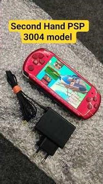 Used Red PSP in new condition #psp3000 #shorts #portable #ytshorts #usedpsp
