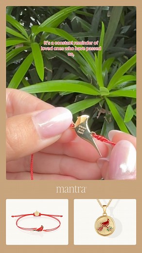 Meet the Red Cardinal collection - a symbol of hope and love! Pieces that honor those who've left an impact on your life, serving as a beacon for comfort and reminder that they are always with you in spirit. | Mantra | Facebook