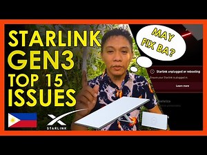 STARLINK GEN 2, GEN 3 and MINI TOP 15 COMMON ISSUES AND FIXES
