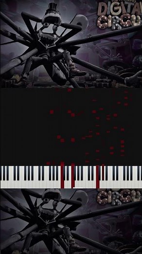 TADC EP. 8 - Caine's Breakdown | Dark VERSION (Glitch Accuracy) Extreme Piano Tutorial v1 part2