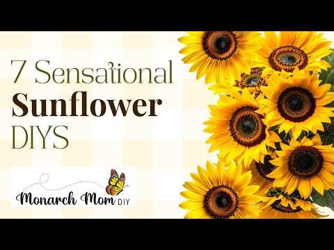 🌻🌞 7 Sunflower DIYS you have to try | Dollar Tree DIY 🌞🌻