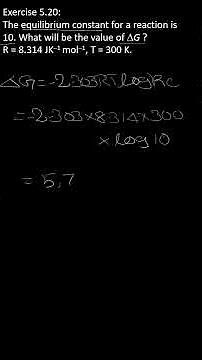 Relationship between gibbs free energy and equilibrium constant