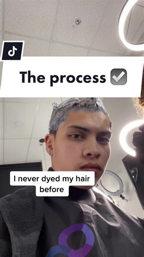 The Process of Getting Gray Hair Dye | Dying Hair Tutorial