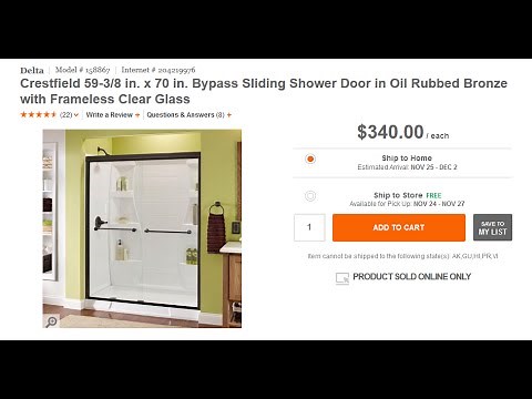 How to install a Delta Shower Door System