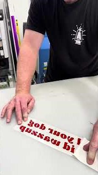 Vinyl Transfer Decal Installation Using A Credit Card