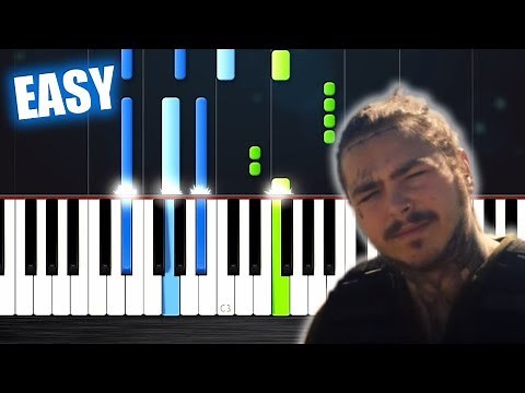 Post Malone - Psycho ft. Ty Dolla $ign - EASY Piano Tutorial by PlutaX