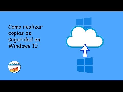 Como realizar copias de seguridad en Windows 10. (Castellano)