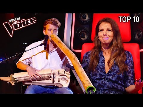 The most UNIQUE INSTRUMENTS on The Voice #2
