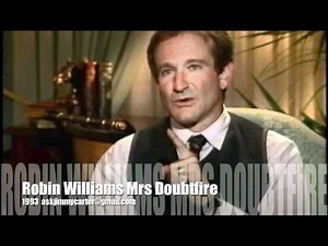 Robin Williams interview with Jimmy Carter Mrs Doubtfire 1993