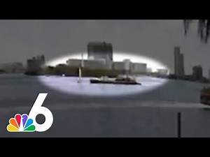 Video shows barge striking sailboat off Miami Beach