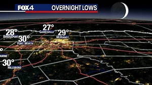 Clear skies and diminishing winds will lead to a light freeze overnight with lows generally falling into the 27-31 degree range. | FOX 4 Weather