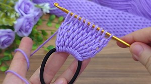 45K views · 503 reactions | Wow!! Super easy tunisian crochet hair band model online tutorial #crochet #tunisiancrochet | Aslı ile El Sanatları | Facebook