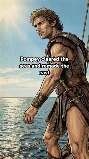 Think piracy is just a movie trope? In 67 BC, pirates held the Mediterranean—and Rome’s food supply—hostage! ⚓ Enter Pompey the Great, who cleared the entire sea in just 40 to 89 days using a