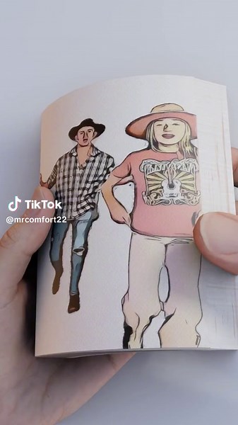 Father Daughter Flipbook Dance - Creative Tick Tock Dance!