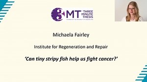 Michaela Fairley - Three Minute Thesis Competition Finalist 2025