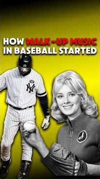 How Walk-Up Songs In Baseball Started 🎶⚾️