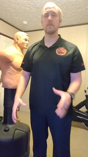 Kenpo Choke Defense. The elbows are pulled down and in with the kick to the groin coming simultaneously. This increases power and the likelihood they let go. You can also strike to the groin or do both. Once clear get away. #advice #kenpo #martialarts #combat #teacher #ironfistkenpoacademy #facebookreel #fighter #karate #teacher #fight #combat #mma | Iron Fist Kenpo Academy | Facebook