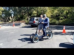 Is a Reverse Electric Trike More Stable? This Senior Over 70 Takes Ride on Incredible Tadpole Trike