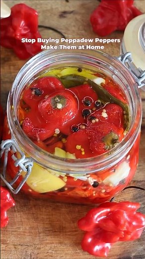 Stop Buying Peppadew Peppers — Make These in 48 Hours Instead! 🌶️
