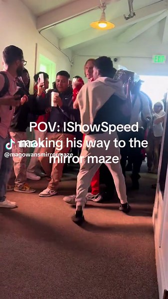 IShowSpeed's Fun Adventure at San Francisco's Mirror Maze