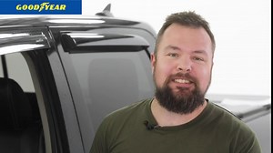 Goodyear Shatterproof Window Deflectors for Trucks Dodge Ram 1500 2009-2018 Quad Cab, Tape-on Rain Guards, Window Visors, Vent Deflector Visor, Truck Accessories, 4 pcs. - GY008701