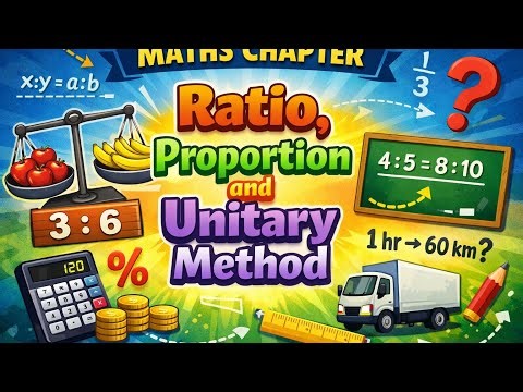 Ratio Proportion and Unitary Method 6th