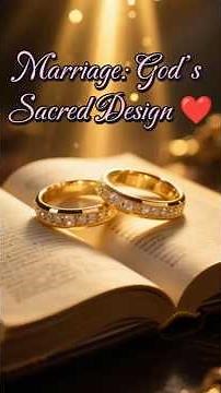 What Does the Bible Say About Marriage? | God’s Plan for Love & Unity #BibleMarriage #GodsPlan