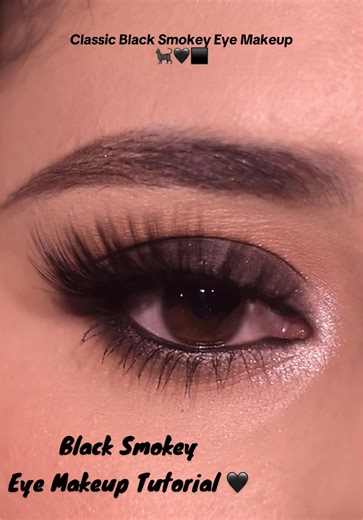 Black Smokey Eye Makeup Tutorial for Beginners