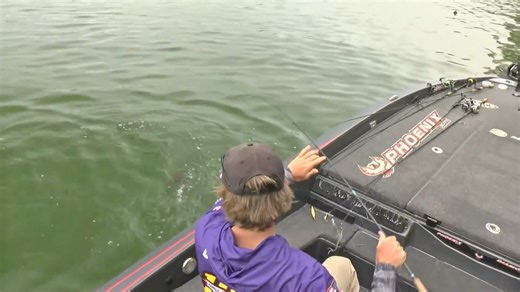 It’s a UNA showdown 🔥👊 Teammates, Tripp Berlinsky and Bryce Dimauro are head-to-head for the Final Day of the Bassmaster College Classic Bracket presented by Lew’s! 🎥 Tune in on Bassmaster.com or the Roku Sports Channel to watch. | Bassmaster