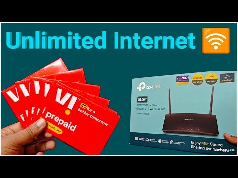 Vi 4G Unlimited Internet | TP Link Router Vi Sim Test ‪@ViIndia‬ ‪@SanjuPathshala‬