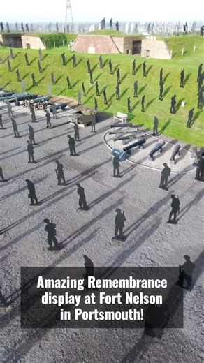 Amazing Remembrance display at Fort Nelson in Portsmouth! | Turning Point UK