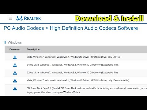 How To Download and Install Realtek HD Audio Manager & Driver in Windows 11