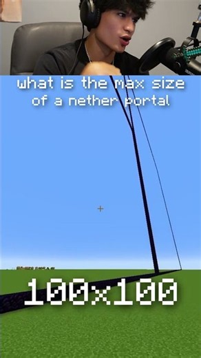 You build the BIGGEST nether portal in minecraft...