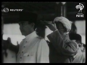 Soekarno Sworn in as first Pres of Java (1950)