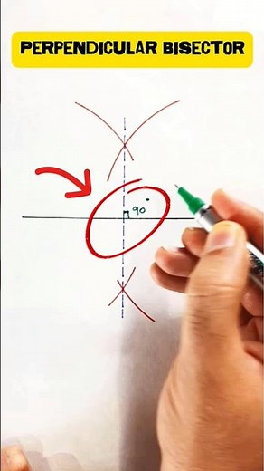 Master Perpendicular Bisector: Compass Method!
