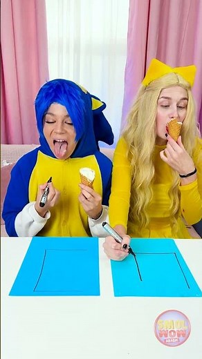 مغامرة ممتعة بين الأكل والفن: تحدي يضحك! 🍔🎨