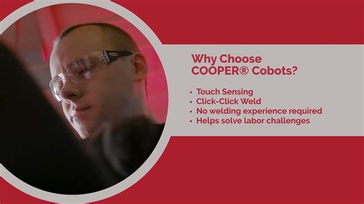 Say Hello to Your New Welding Co-Worker: The Cooper® Cobot!烙...