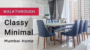 8.6K views · 84 reactions | A walkthrough this beautiful Mumbai home interior design in Oberoi Woods, Goregaon. Featuring contemporary interiors done up in shades of grey and blue with statement elements and chic finishes. Client: Jyoti Punja Location: Oberoi Esquire , Goregaon East Size of home: 2,000 sq. ft. (approx.) Design team: Interior Designer Sakshi Shetty Budget: Rs. 10 lakhs (approx.) Scope: Full home (excluding kitchen) More details coming soon! | Livspace | Facebook