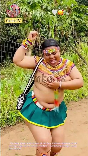Zulu girl Performing The Africa Zulu Dance 9 #zulumaidens #traditionaldance #reeddance #culture