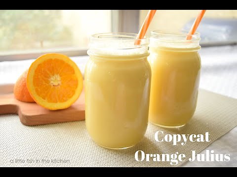 Copycat Orange Julius Recipe | How to Make Orange Julius | Orange Julius Recipe
